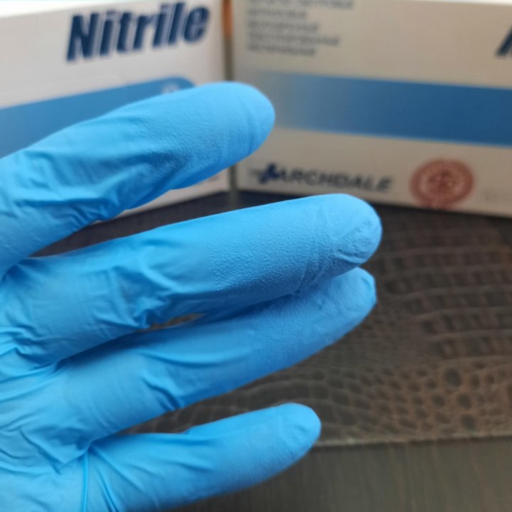 Перчатки нитриловые nitrile