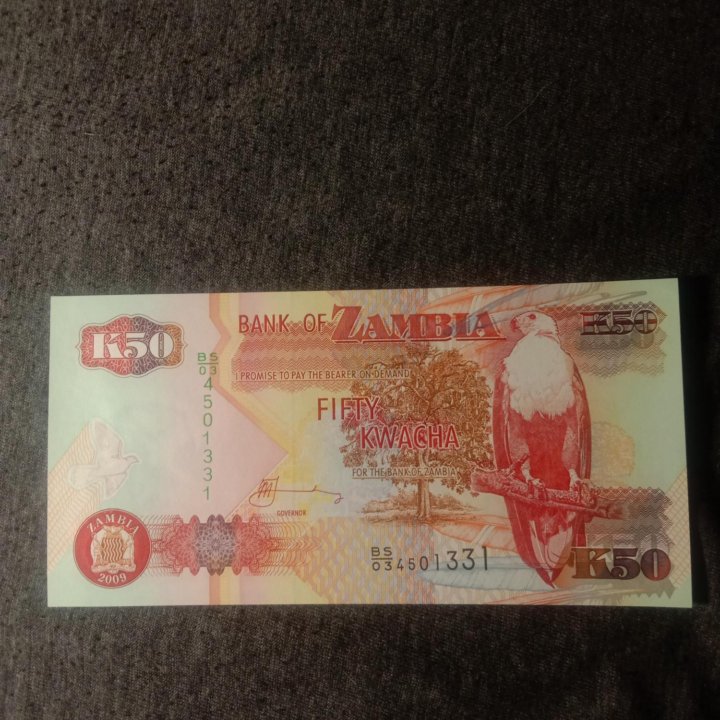 Замбия 50 квача 2009 года.