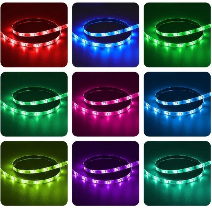 Светодиодная лента 5050 30 led\m RGB IP20