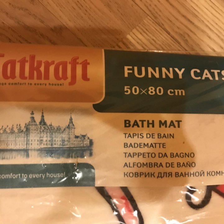 Коврик для ванны Tatkraft Funny Cats