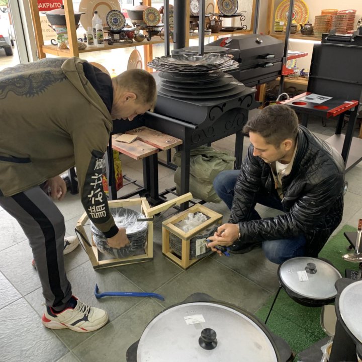 Казаны чугунные