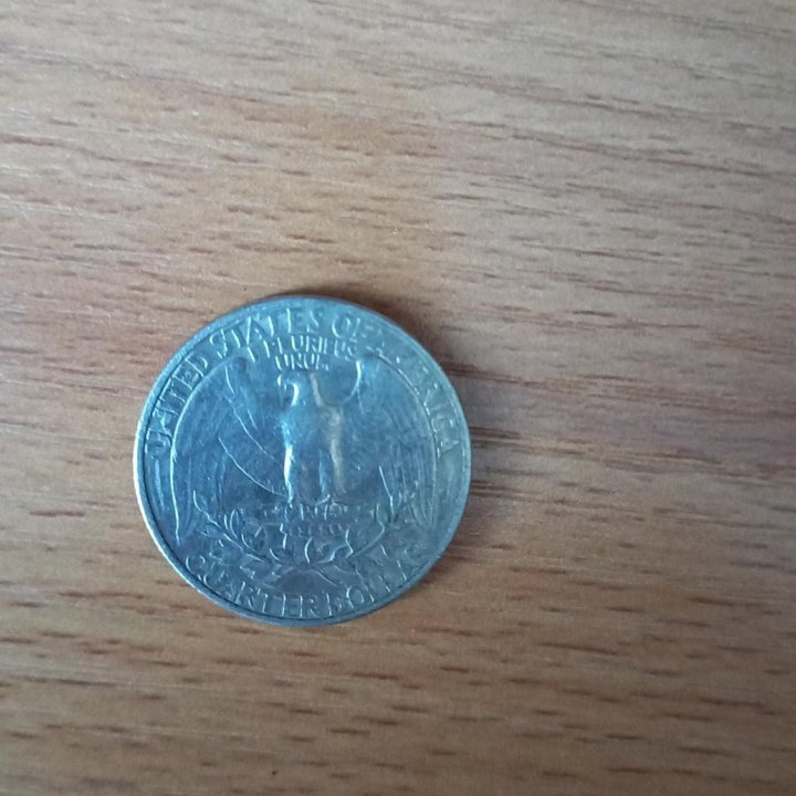 Монета Liberty Quarter Dollar 1987г.