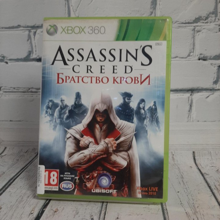 Assassin's CREED-Братство крови (XBOX360, БУ)