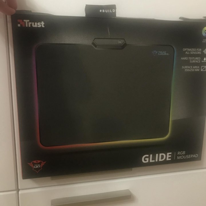 Игровой коврик TRUST GLIDE RGB GXT 760