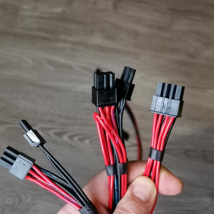 Любые кабеля для компьютерных блоков питания
