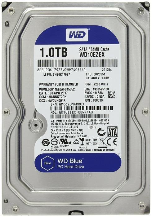 HDD WD10EZEX-08WN4A0