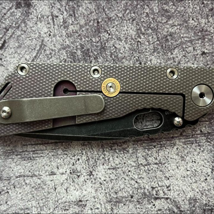 Нож Strider SMF Evil Eyes black