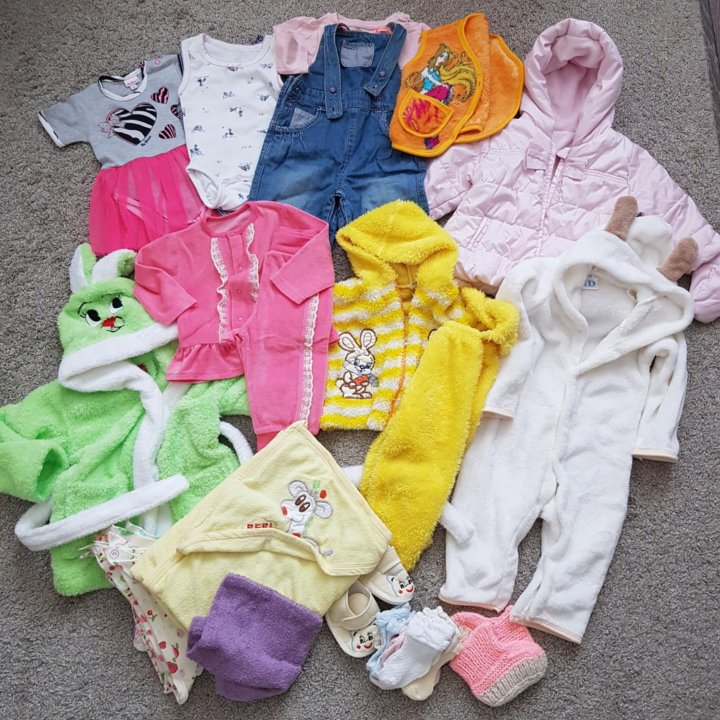 Пакет одежды для девочки 3-9мес.