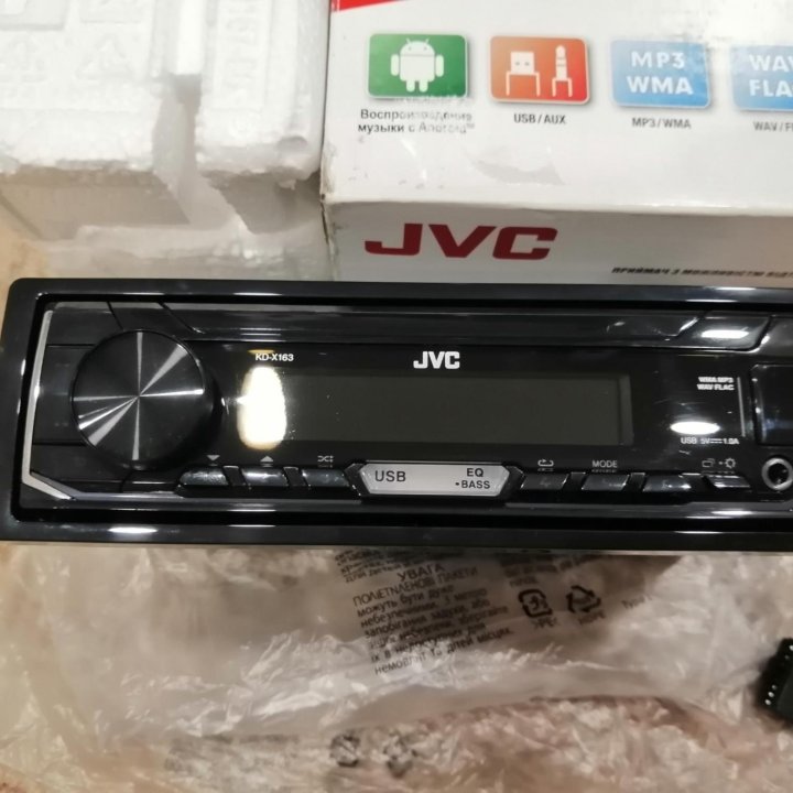 Автопроигрыватель JVC KD-X163