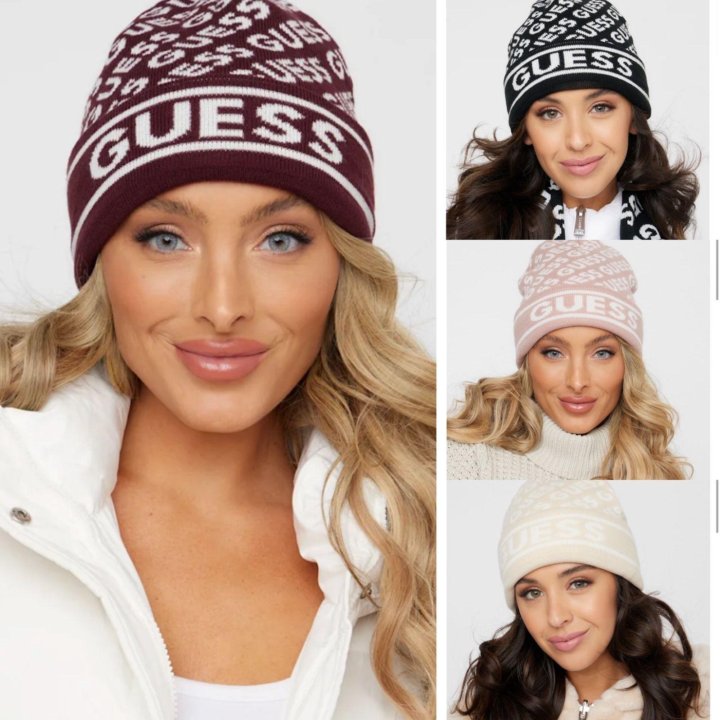 Шапка и шарф Guess