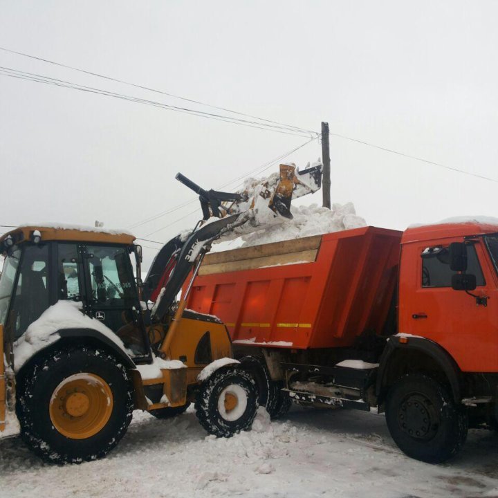 Вывоз снега с погрузкой