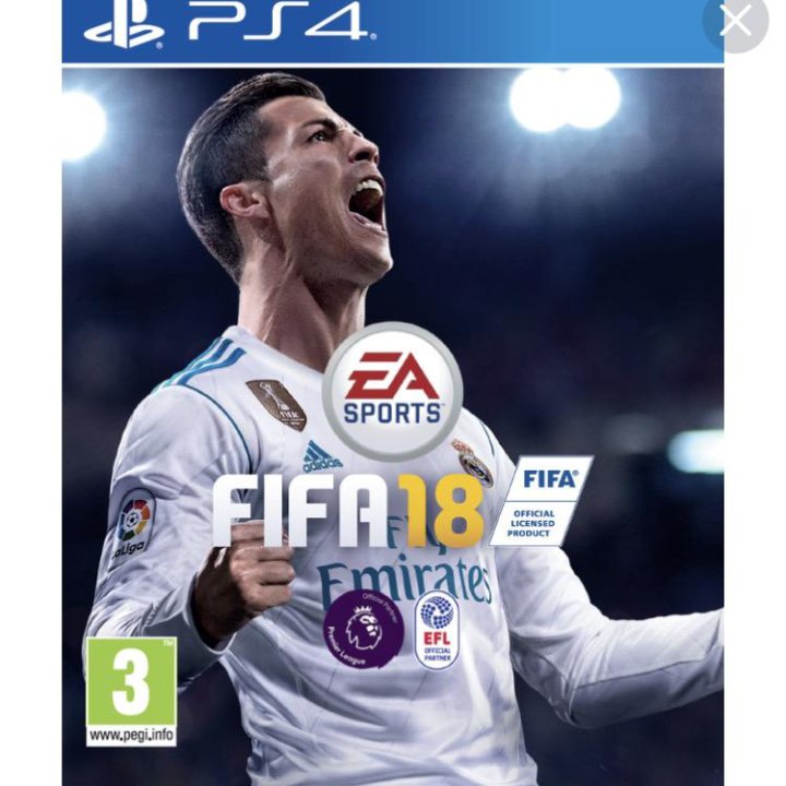 Игра на PS4 fifa 18