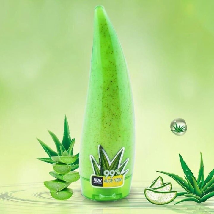 ☘Скраб для лица с Алое Aloe Vera