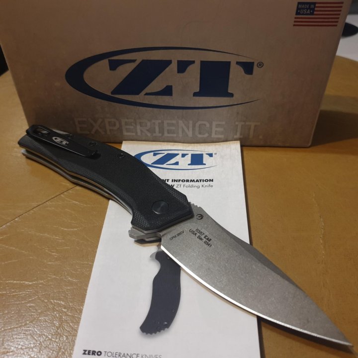 Нож Zero Tolerance 0357 Новый Сталь CPM 20CV