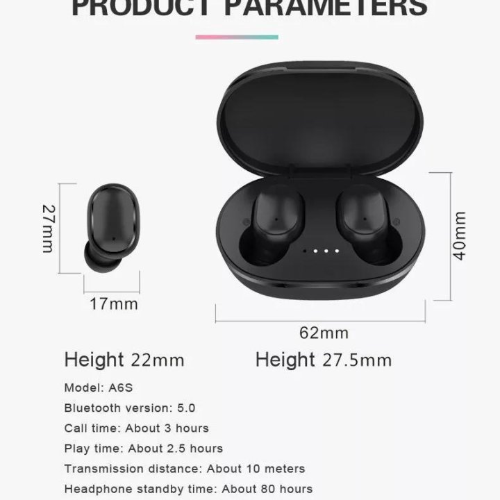 Наушники A6Spro MI PODS