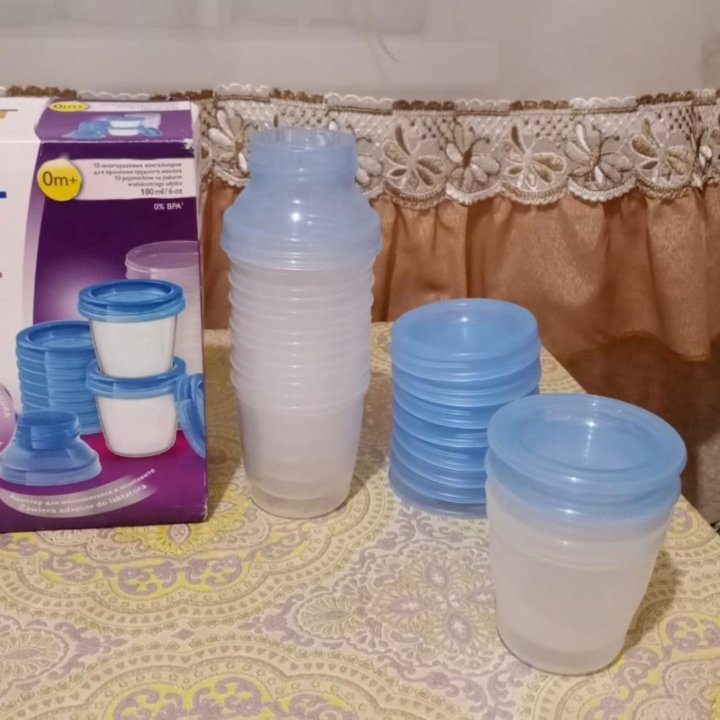 Баночки Philips AVENT для грудного молока