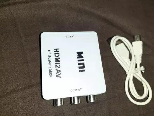 Переходник hdmi AV адаптер hdmi AV новый