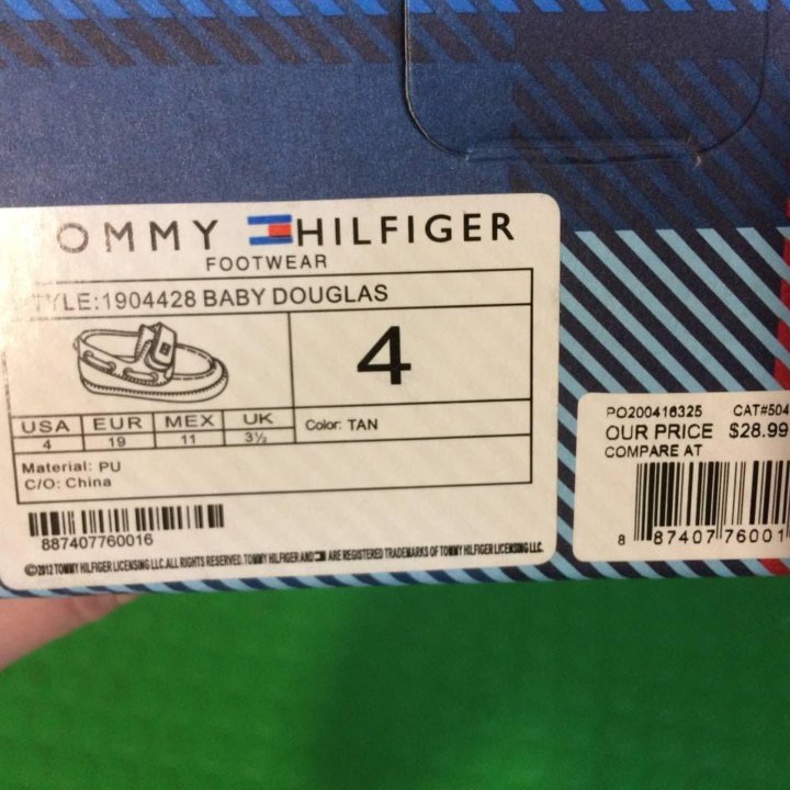 Ботиночки Tommy Hilfiger
