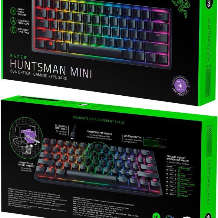 Игровая клавиатура Razer huntsman mini