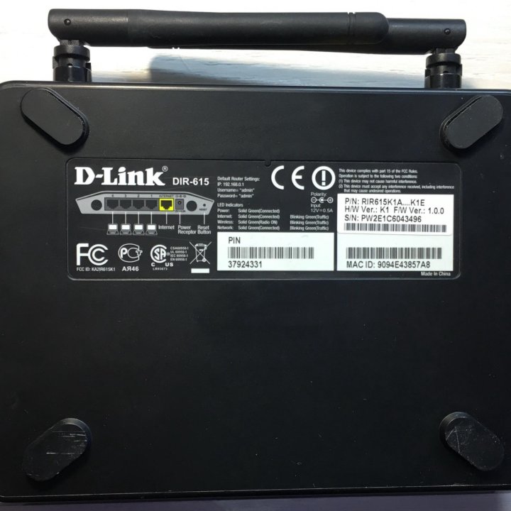 Продам свитч 4 портовый D-Link DIR-615/K1