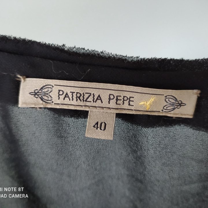 Patrizia Pepe топ блузка чёрный 46