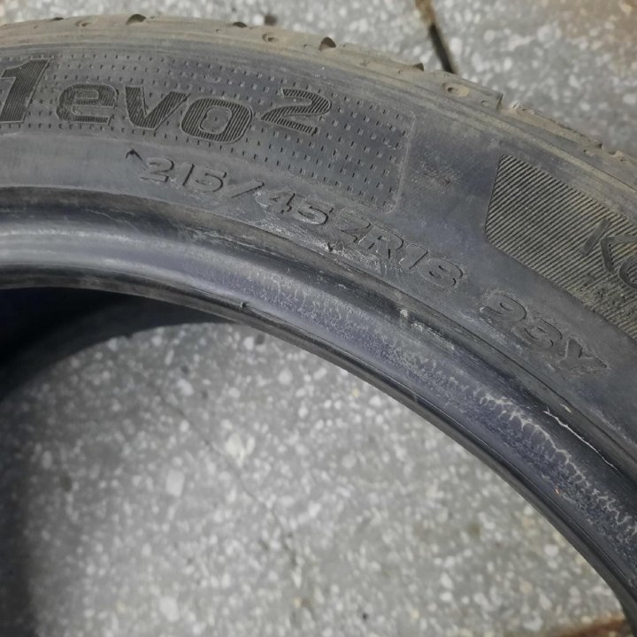 215/45R18 Hankook Ventus S1 Evo2 (Лот №3466)