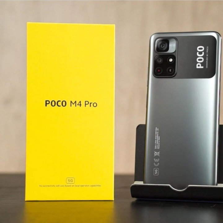 Новые Poco M4 PRO 5G 4/64 black.Гарантия.Рассрочка