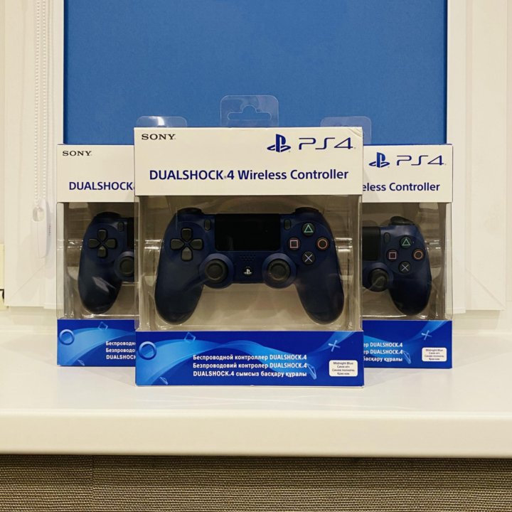 Оригинальный DualShock 4 v2 Midnight Blue PS4