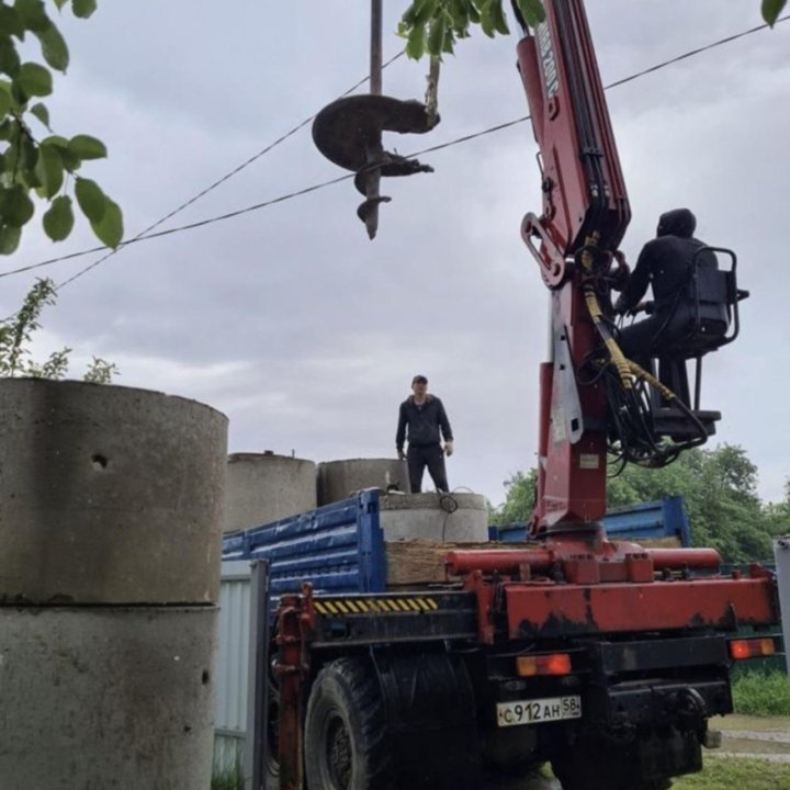 Бурение копка колодцев и септиков