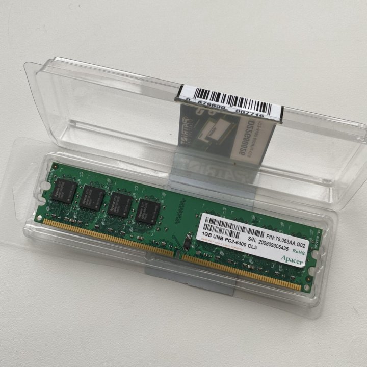 Оперативная память 1GB UNB PC2-6400 CL5 DDR2