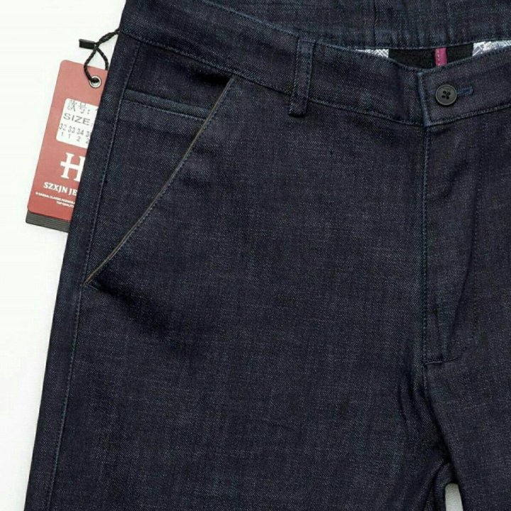 Тёплые мужские джинсы 52-54 (36)
