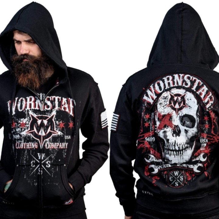 Нов.худи Wornstar Death Mechanic 