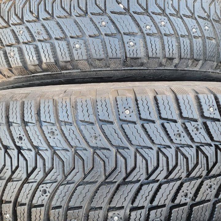 Шины зима шипы Michelin 215-65R16 4-2-1шт подбор