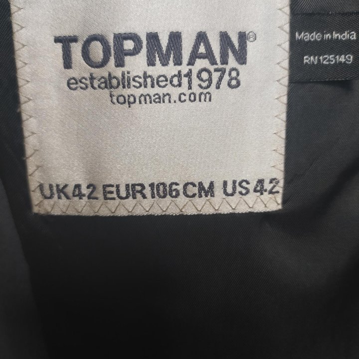 Костюм мужской TOPMAN, размер L