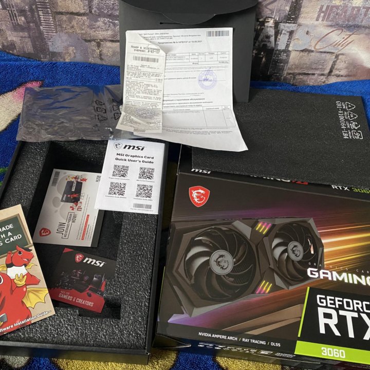 MSI RTX 3060 Gaming X не майн. Гарантия DNS