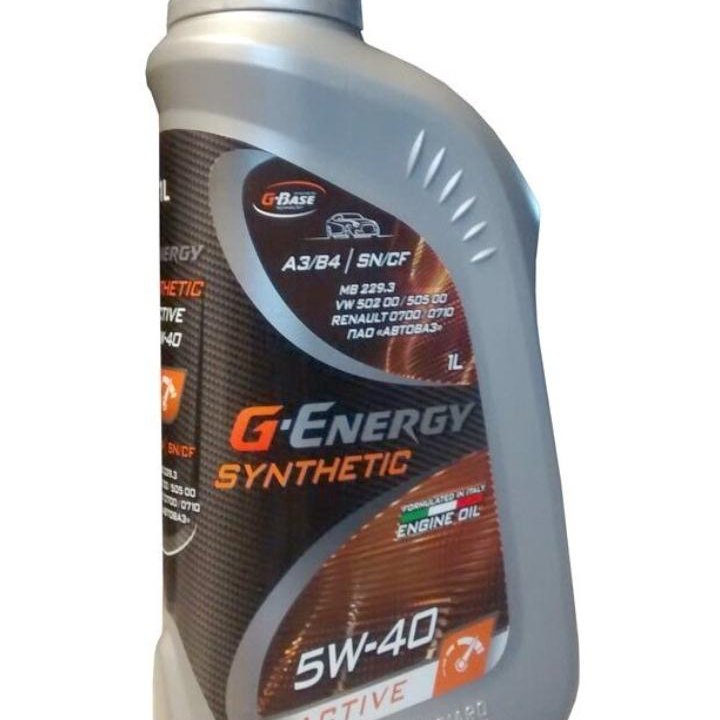 Моторное масло G-Energy Synthetic Active 5W-40 1л.