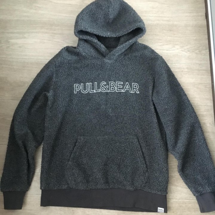 Толстовка меховушка pull & bear