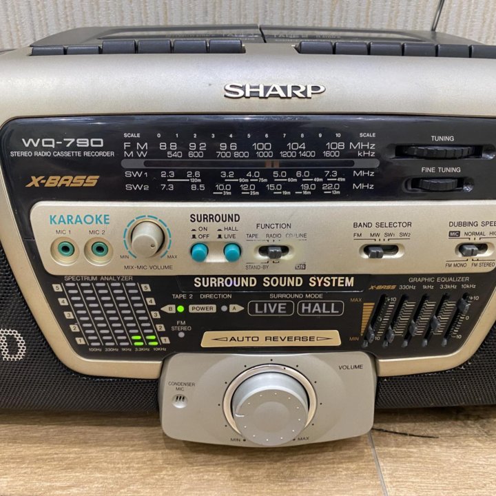 Магнитола SHARP WQ-790W б/у. Япония