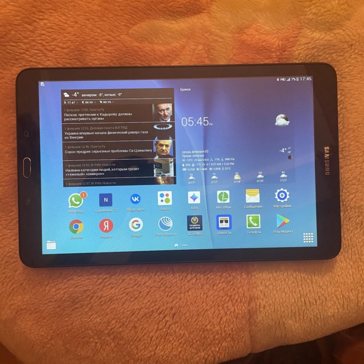 Планшет Samsung galaxy tab E