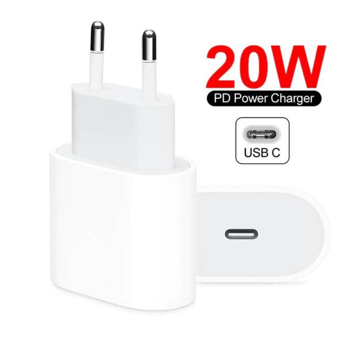 СЗУ для Apple 20W USB-C (Type-C, PD20W/QC3.0)