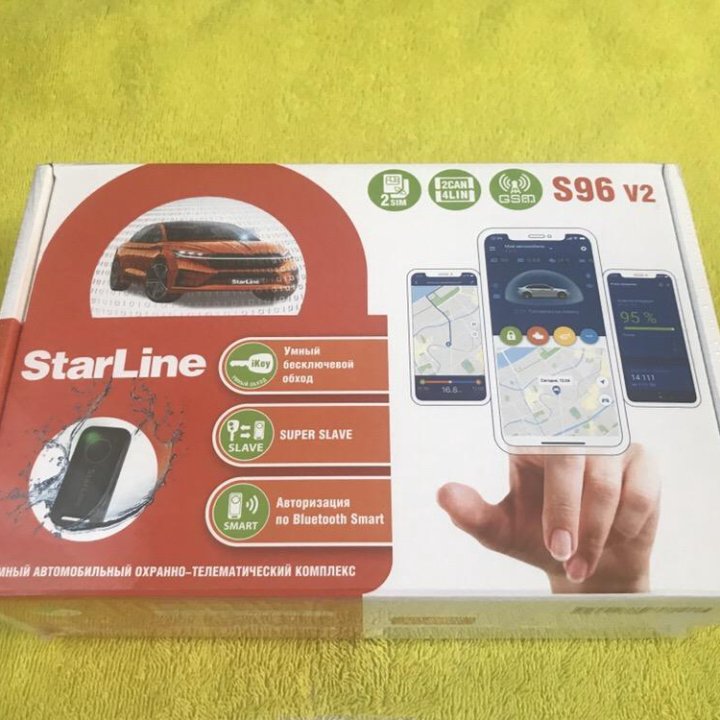 StarLine S96 BT GSM 2can 4lin .Установка