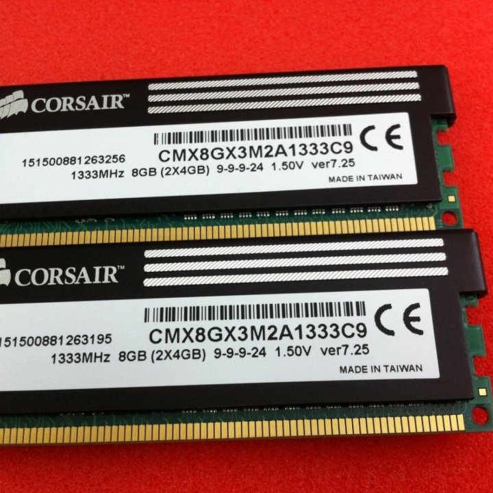 Corsair Xms3 2x4GB 8GB 1333 Mhz DDR3 2 по 4GB ддр3