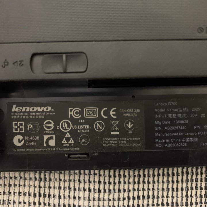 Ноутбук Lenovo G700