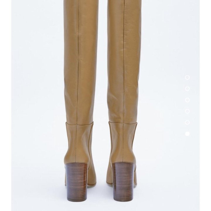 Кожаные сапоги