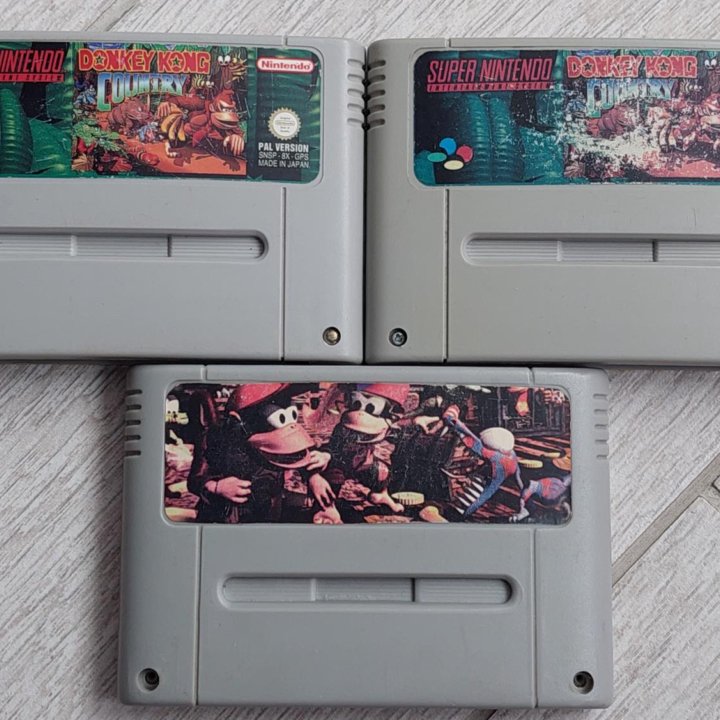 SNES игры Donkey Kong Country 1 и 3