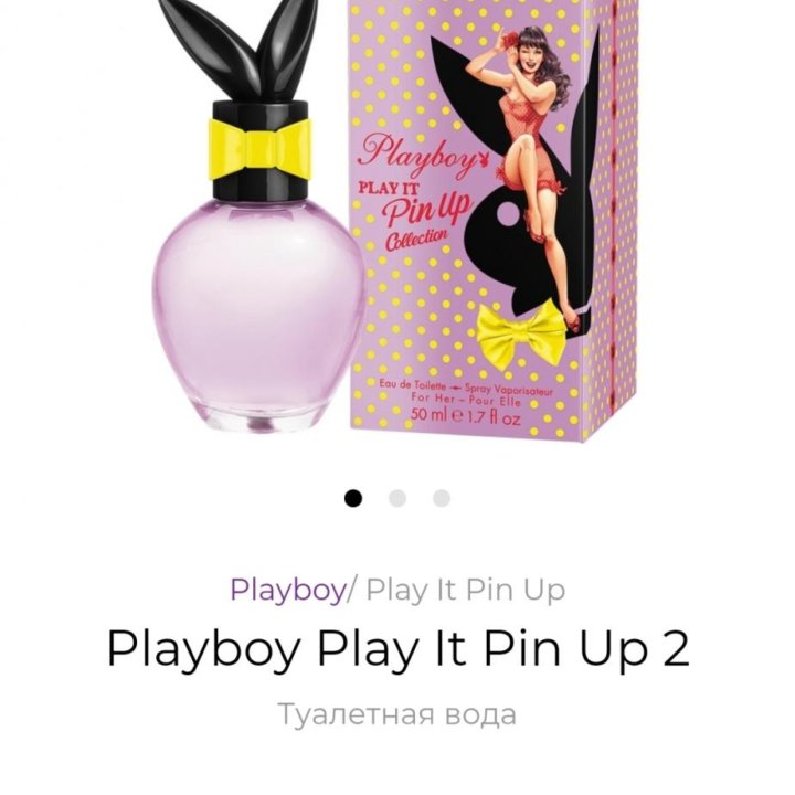 Туалетная вода Playboy pin up