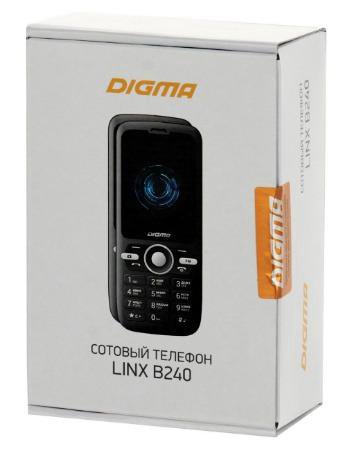 Новый мобильный телефон Digma Linx B240 Black