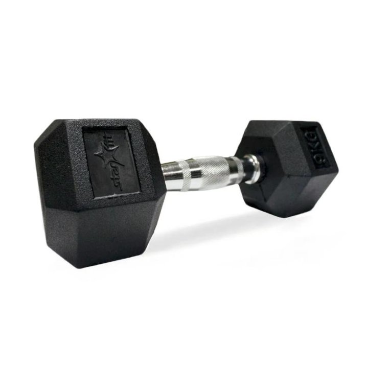 Гантель STARFIT обрезиненная DB-301 9 кг(черная)