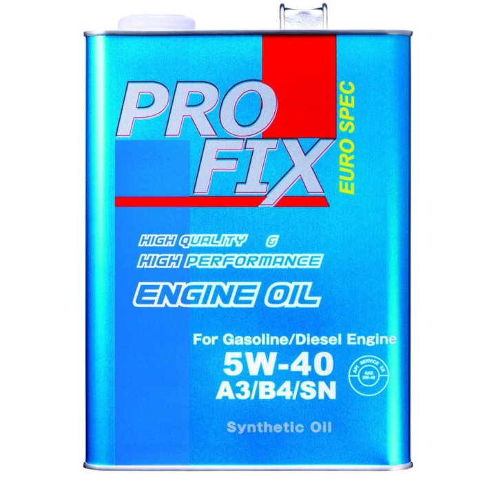 Pro Fix 5w40 A3B4 Euro Spec