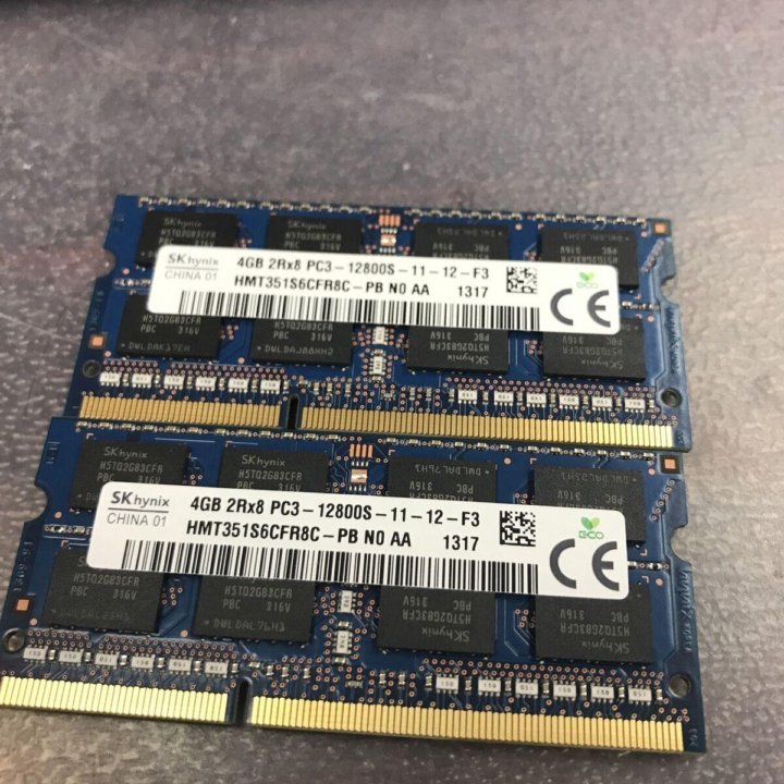 Hynix набор на ноутбук 8GB DDR3 2x4GB 1600 Mhz